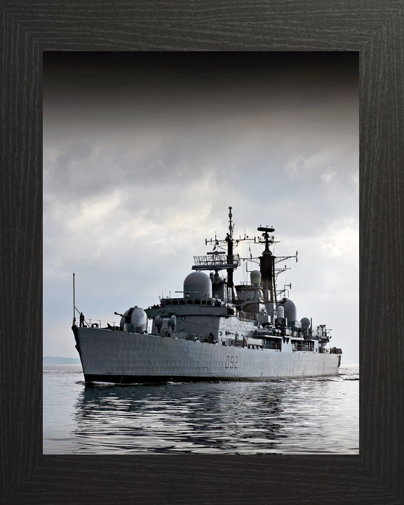 HMS Liverpool D92 Type 42 Destroyer 2011 Port Side Reflections Photo Print - Posters, Prints, & Visual Artwork - by Hampshire Prints (image 3 of 9)