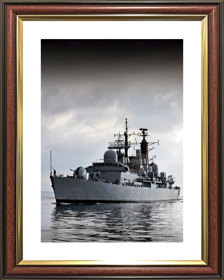 HMS Liverpool D92 Type 42 Destroyer 2011 Port Side Reflections Photo Print - Posters, Prints, & Visual Artwork - by Hampshire Prints (image 8 of 9)