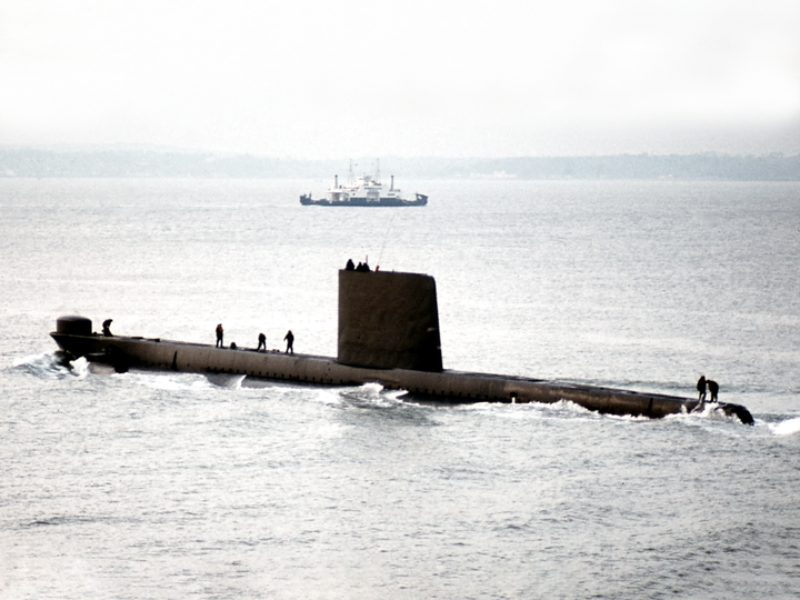 HMS Orpheus S11 Oberon Class Submarine 1983