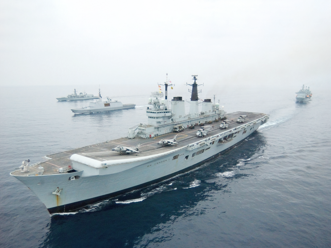 HMS Invincible R05 Invincible Class Aircraft Carrier March 2005 Photo Print - Posters, Prints, & Visual Artwork - by Hampshire Prints (image 1 of 9)