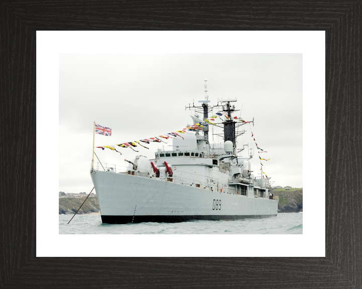 HMS Exeter (D89) Royal Navy Type 42 Destroyer Dress Ship Photo Print Wall Art Decor - Posters, Prints, & Visual Artwork - by Hampshire Prints (image 2 of 9)