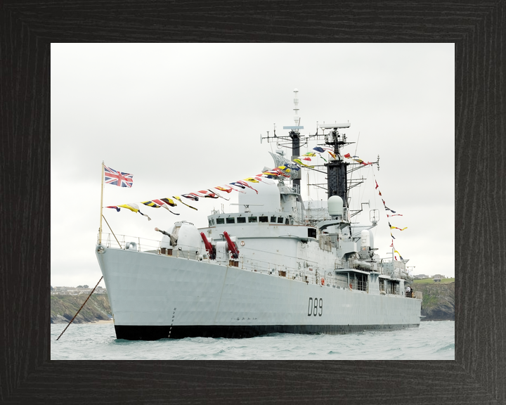 HMS Exeter (D89) Royal Navy Type 42 Destroyer Dress Ship Photo Print Wall Art Decor - Posters, Prints, & Visual Artwork - by Hampshire Prints (image 3 of 9)