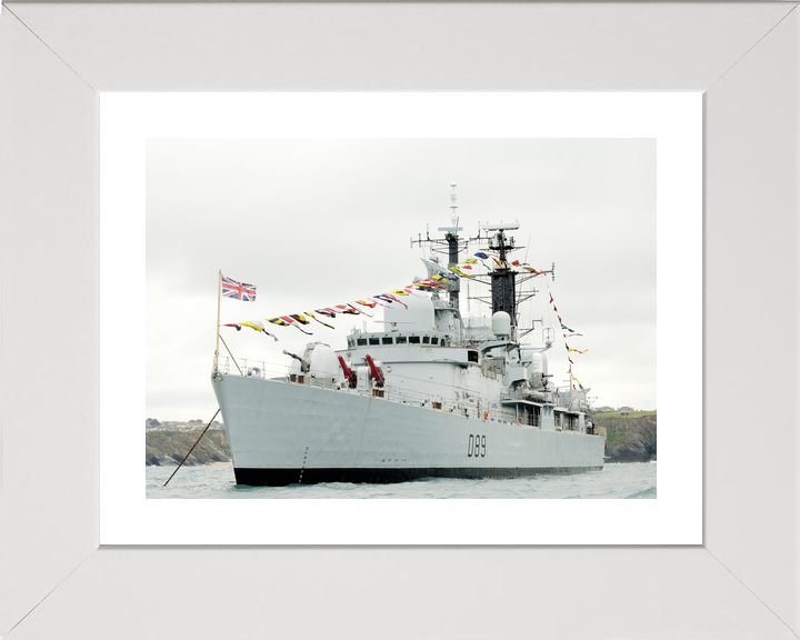 HMS Exeter (D89) Royal Navy Type 42 Destroyer Dress Ship Photo Print Wall Art Decor - Posters, Prints, & Visual Artwork - by Hampshire Prints (image 4 of 9)