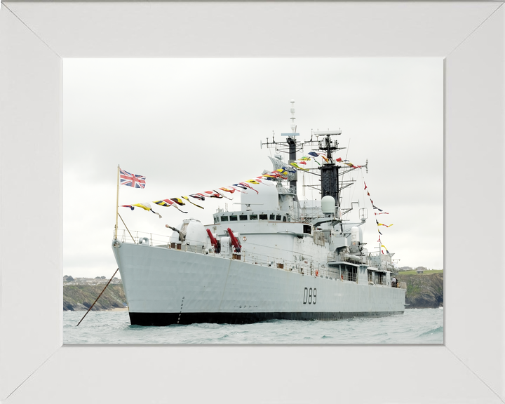 HMS Exeter (D89) Royal Navy Type 42 Destroyer Dress Ship Photo Print Wall Art Decor - Posters, Prints, & Visual Artwork - by Hampshire Prints (image 5 of 9)