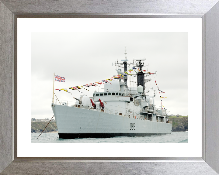 HMS Exeter (D89) Royal Navy Type 42 Destroyer Dress Ship Photo Print Wall Art Decor - Posters, Prints, & Visual Artwork - by Hampshire Prints (image 6 of 9)