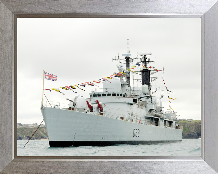 HMS Exeter (D89) Royal Navy Type 42 Destroyer Dress Ship Photo Print Wall Art Decor - Posters, Prints, & Visual Artwork - by Hampshire Prints (image 7 of 9)