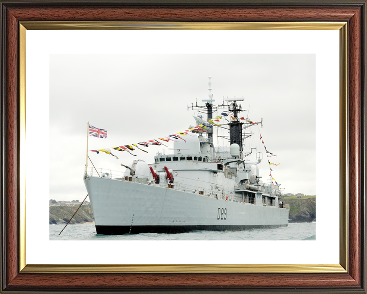 HMS Exeter (D89) Royal Navy Type 42 Destroyer Dress Ship Photo Print Wall Art Decor - Posters, Prints, & Visual Artwork - by Hampshire Prints (image 8 of 9)
