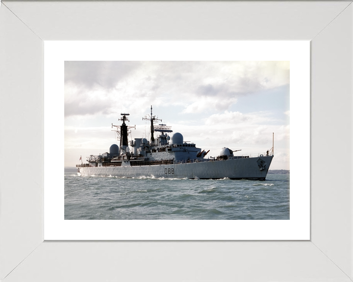 HMS Glasgow (D88) Royal Navy Type 42 Destroyer Entering Harbour Photo Print Wall Art Decor - Posters, Prints, & Visual Artwork - by Hampshire Prints (image 4 of 9)