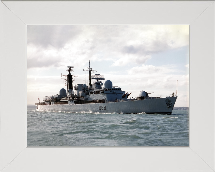 HMS Glasgow (D88) Royal Navy Type 42 Destroyer Entering Harbour Photo Print Wall Art Decor - Posters, Prints, & Visual Artwork - by Hampshire Prints (image 5 of 9)
