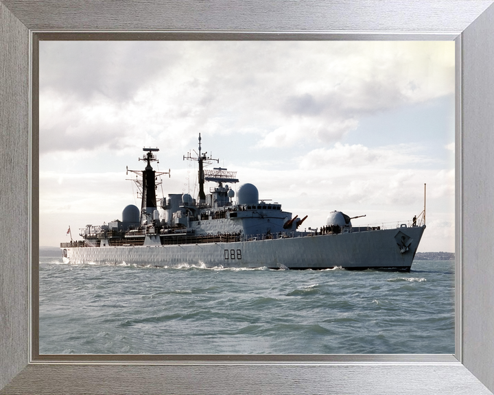 HMS Glasgow (D88) Royal Navy Type 42 Destroyer Entering Harbour Photo Print Wall Art Decor - Posters, Prints, & Visual Artwork - by Hampshire Prints (image 7 of 9)
