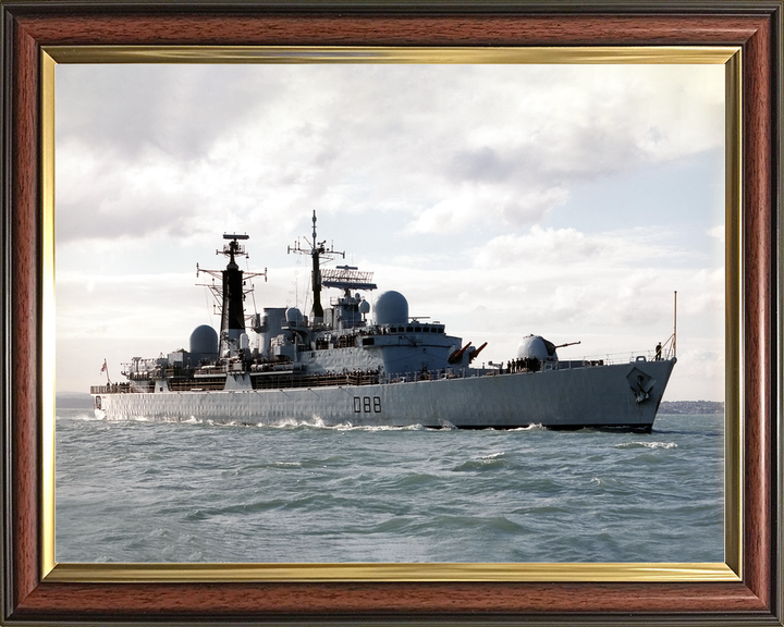 HMS Glasgow (D88) Royal Navy Type 42 Destroyer Entering Harbour Photo Print Wall Art Decor - Posters, Prints, & Visual Artwork - by Hampshire Prints (image 9 of 9)
