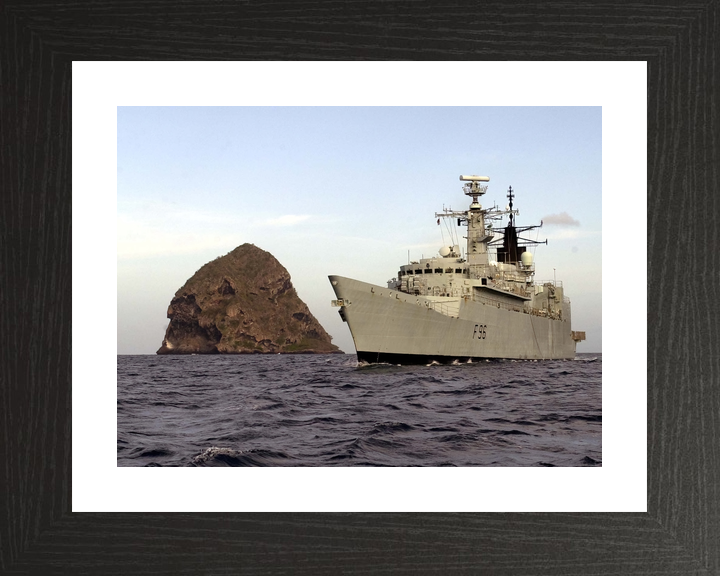 HMS Sheffield F96 Type 22 Frigate June 2001 Low Port Bow View
