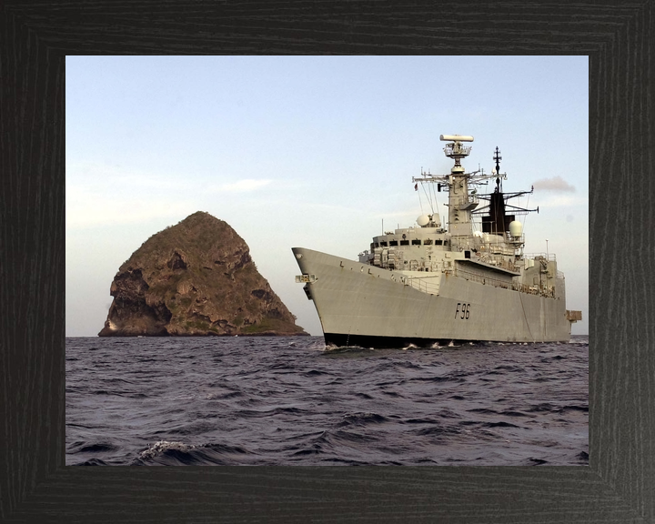 HMS Sheffield F96 Type 22 Frigate June 2001 Low Port Bow View