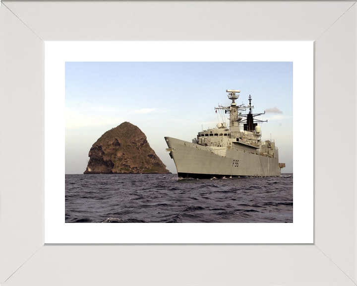 HMS Sheffield F96 Type 22 Frigate June 2001 Low Port Bow View
