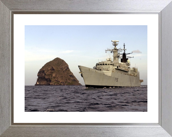 HMS Sheffield F96 Type 22 Frigate June 2001 Low Port Bow View