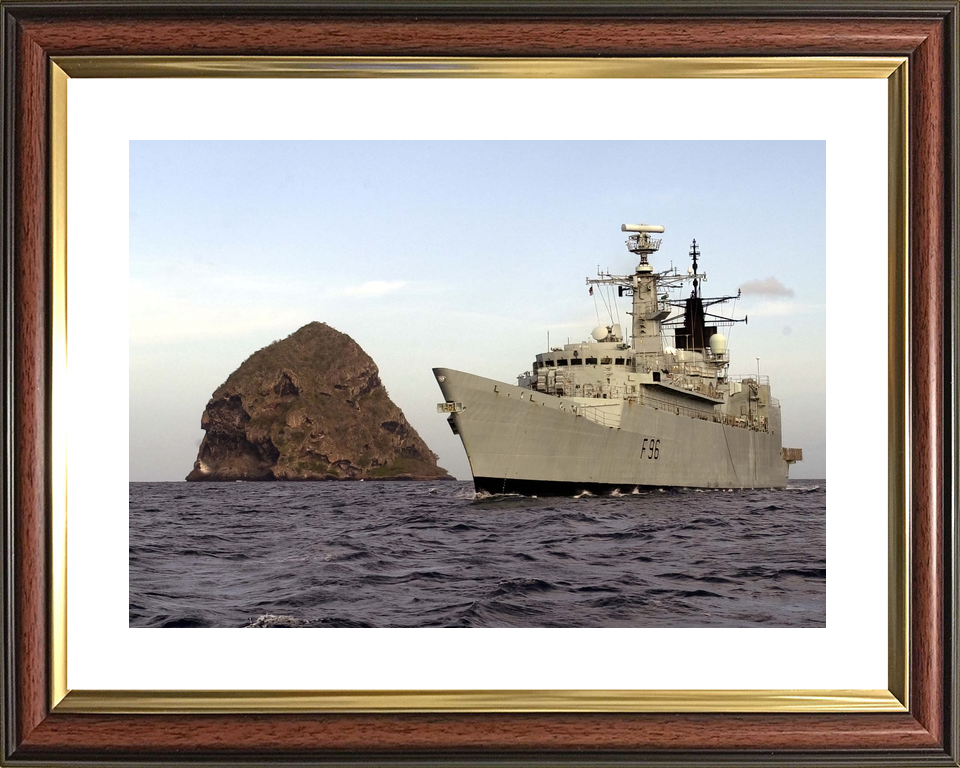 HMS Sheffield F96 Type 22 Frigate June 2001 Low Port Bow View