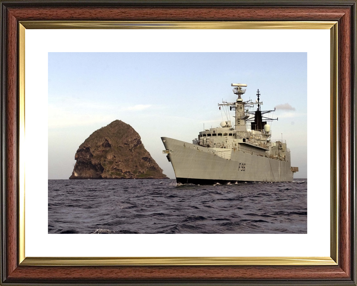 HMS Sheffield F96 Type 22 Frigate June 2001 Low Port Bow View