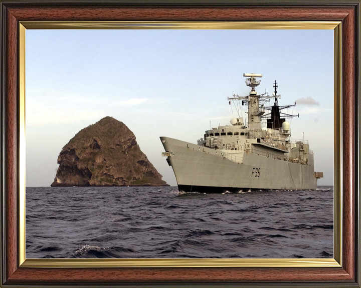 HMS Sheffield F96 Type 22 Frigate June 2001 Low Port Bow View
