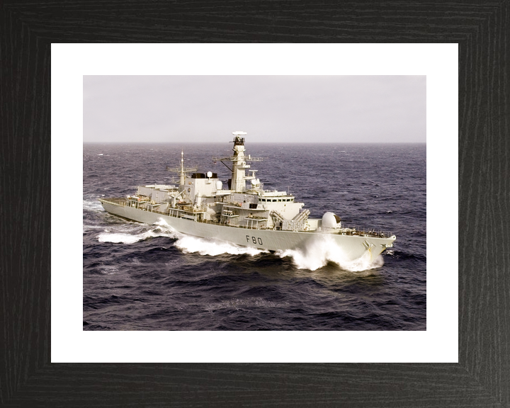 HMS Grafton (F80) Royal Navy Type 23 Frigate Underway Photo Print Wall Art Decor - Posters, Prints, & Visual Artwork - by Hampshire Prints (image 2 of 9)