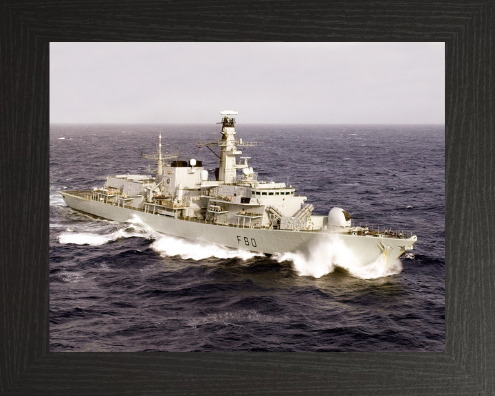 HMS Grafton (F80) Royal Navy Type 23 Frigate Underway Photo Print Wall Art Decor - Posters, Prints, & Visual Artwork - by Hampshire Prints (image 3 of 9)