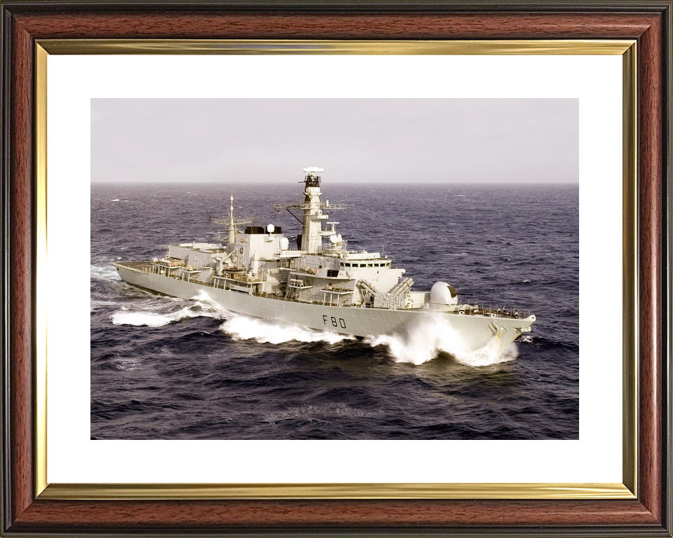 HMS Grafton (F80) Royal Navy Type 23 Frigate Underway Photo Print Wall Art Decor - Posters, Prints, & Visual Artwork - by Hampshire Prints (image 8 of 9)