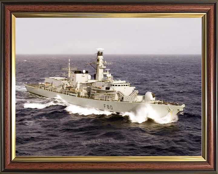 HMS Grafton (F80) Royal Navy Type 23 Frigate Underway Photo Print Wall Art Decor - Posters, Prints, & Visual Artwork - by Hampshire Prints (image 9 of 9)