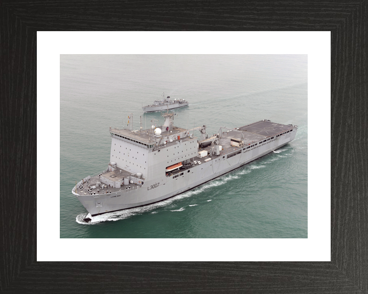 RFA Lyme Bay L3007 Bay Class Ship November 2009 High Port Bow View