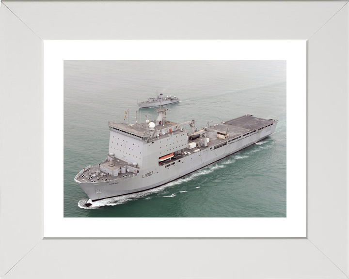 RFA Lyme Bay L3007 Bay Class Ship November 2009 High Port Bow View