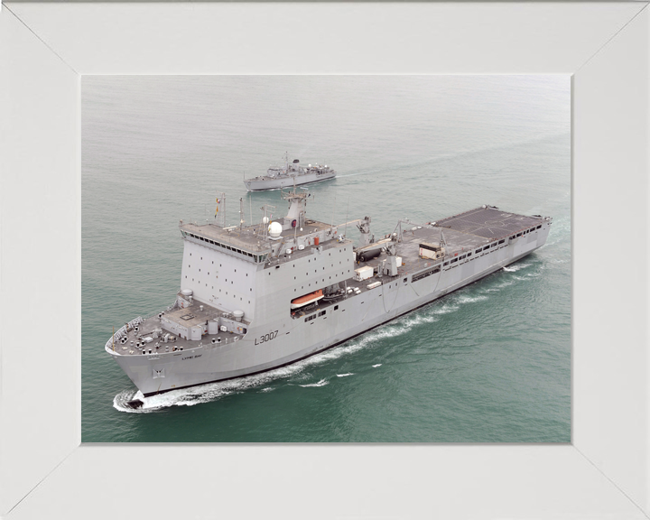 RFA Lyme Bay L3007 Bay Class Ship November 2009 High Port Bow View