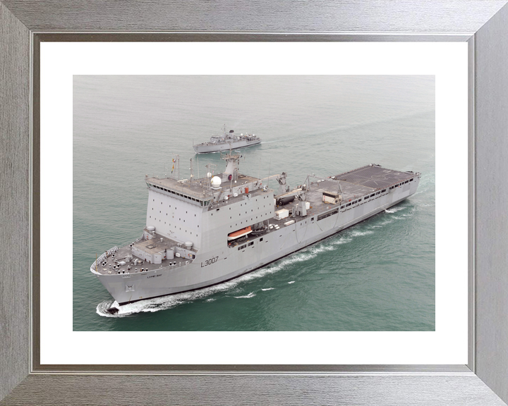 RFA Lyme Bay L3007 Bay Class Ship November 2009 High Port Bow View