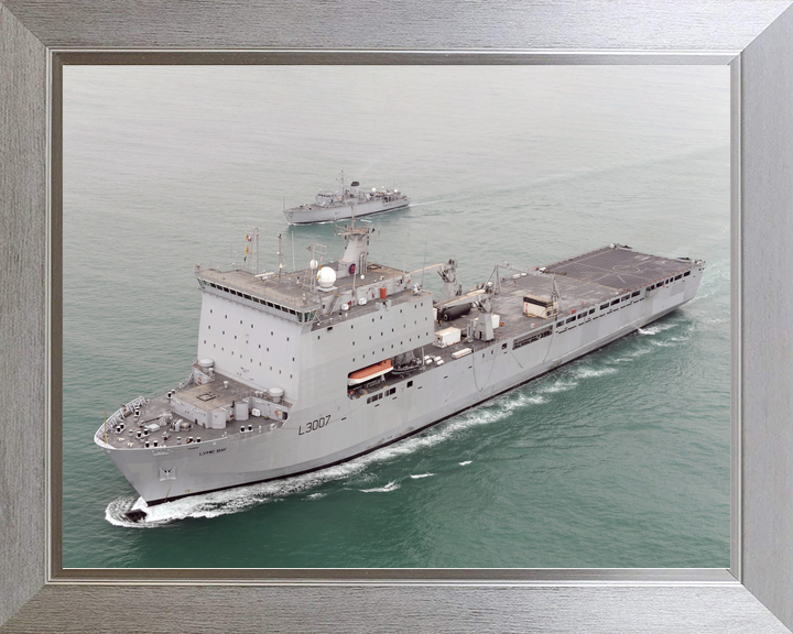 RFA Lyme Bay L3007 Bay Class Ship November 2009 High Port Bow View