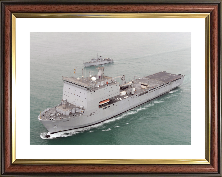 RFA Lyme Bay L3007 Bay Class Ship November 2009 High Port Bow View