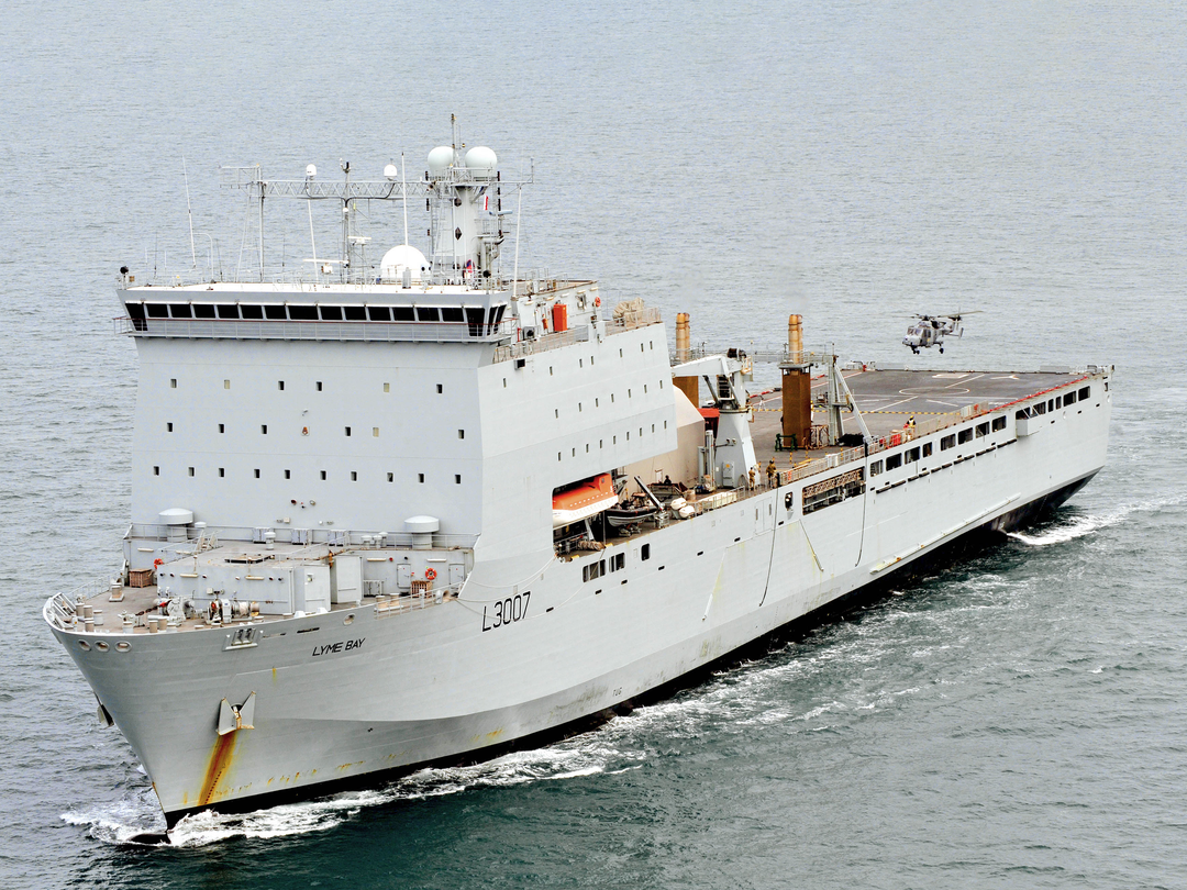 RFA Lyme Bay L3007 Bay Class Ship March 2015