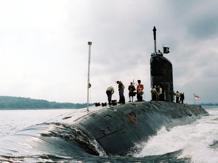HMS Splendid S106 Swiftsure Class Submarine 2003