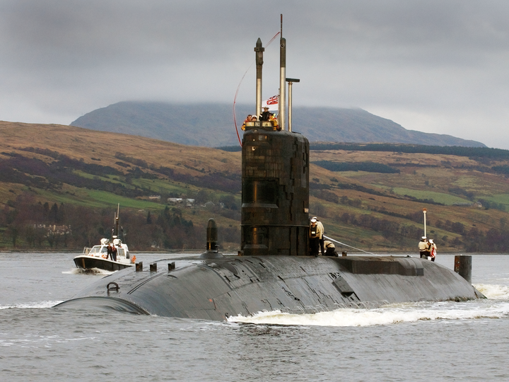 HMS Spartan S105 Swiftsure Class Submarine 2006