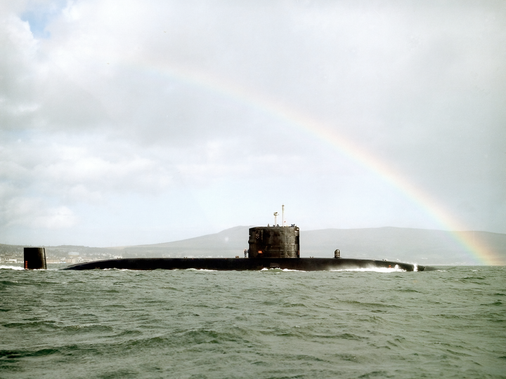 HMS Swiftsure S126 Swiftsure Class Submarine 1991