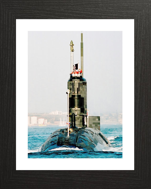 HMS Turbulent S87 Trafalgar Class Submarine 2003 Jolly Roger Photo Print - Posters, Prints, & Visual Artwork - by Hampshire Prints (image 2 of 9)