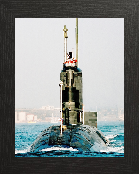 HMS Turbulent S87 Trafalgar Class Submarine 2003 Jolly Roger Photo Print - Posters, Prints, & Visual Artwork - by Hampshire Prints (image 3 of 9)