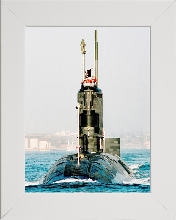 HMS Turbulent S87 Trafalgar Class Submarine 2003 Jolly Roger Photo Print - Posters, Prints, & Visual Artwork - by Hampshire Prints (image 5 of 9)