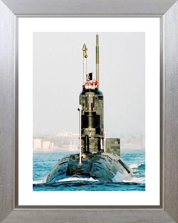 HMS Turbulent S87 Trafalgar Class Submarine 2003 Jolly Roger Photo Print - Posters, Prints, & Visual Artwork - by Hampshire Prints (image 6 of 9)