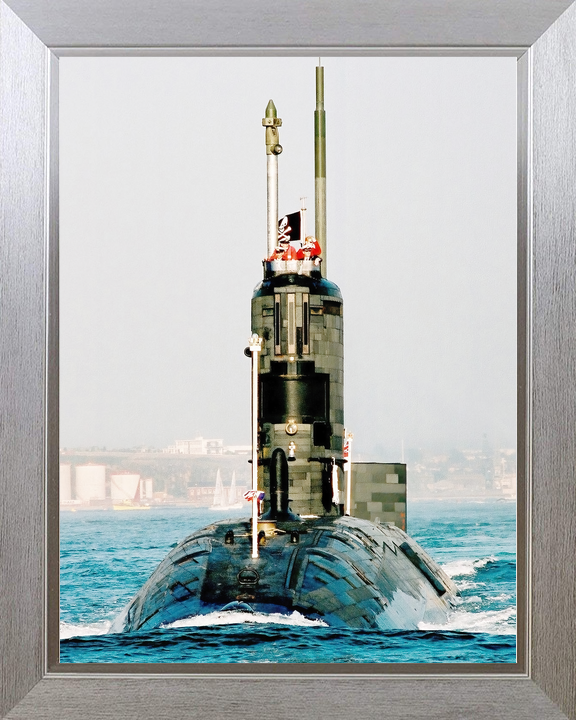 HMS Turbulent S87 Trafalgar Class Submarine 2003 Jolly Roger Photo Print - Posters, Prints, & Visual Artwork - by Hampshire Prints (image 7 of 9)