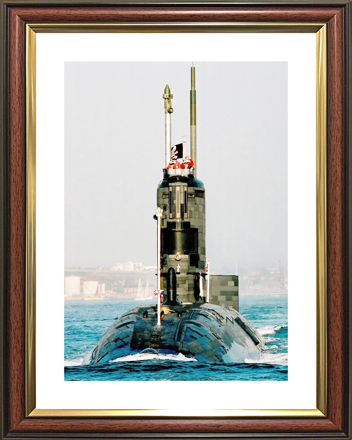 HMS Turbulent S87 Trafalgar Class Submarine 2003 Jolly Roger Photo Print - Posters, Prints, & Visual Artwork - by Hampshire Prints (image 8 of 9)