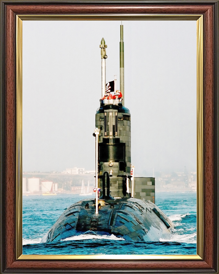 HMS Turbulent S87 Trafalgar Class Submarine 2003 Jolly Roger Photo Print - Posters, Prints, & Visual Artwork - by Hampshire Prints (image 9 of 9)