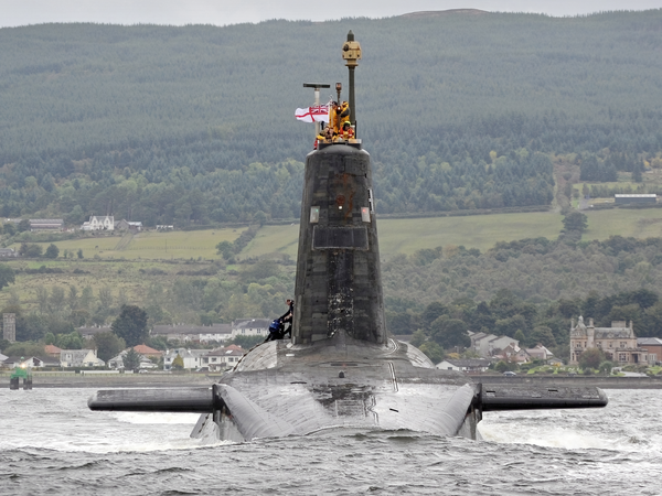 HMS Vanguard S28 Vanguard Class Submarine 2012 Faslane