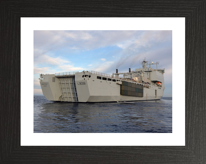 RFA Mounts Bay L3008 Bay Class Ship March 2016 Starboard Quarter View