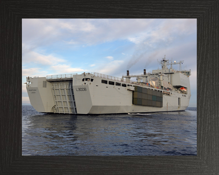 RFA Mounts Bay L3008 Bay Class Ship March 2016 Starboard Quarter View