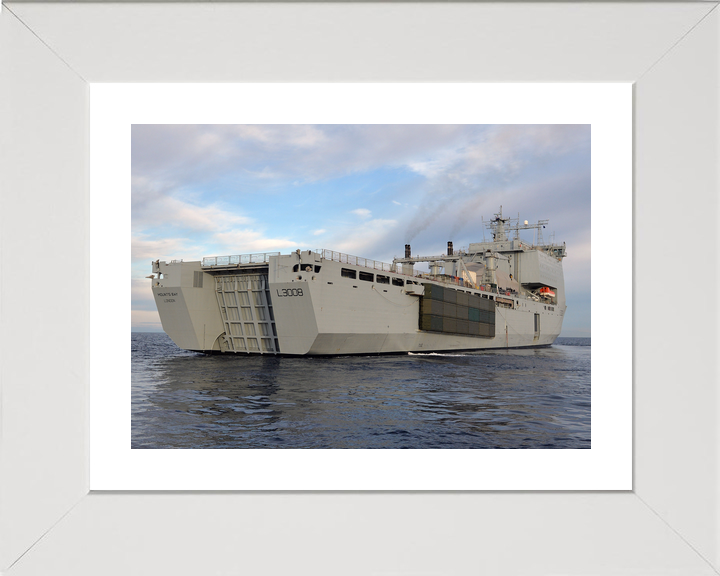 RFA Mounts Bay L3008 Bay Class Ship March 2016 Starboard Quarter View
