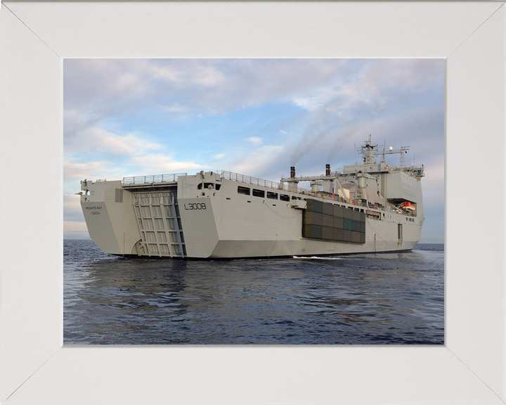 RFA Mounts Bay L3008 Bay Class Ship March 2016 Starboard Quarter View