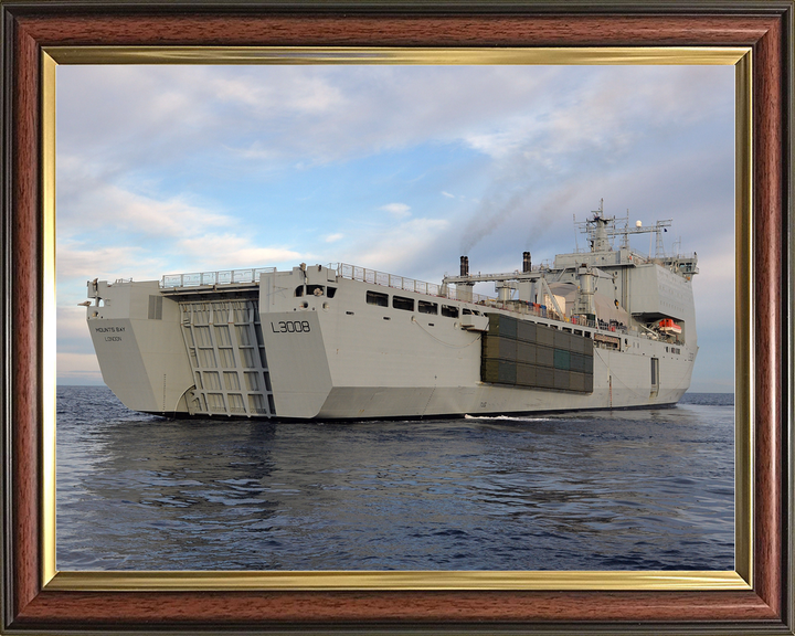 RFA Mounts Bay L3008 Bay Class Ship March 2016 Starboard Quarter View