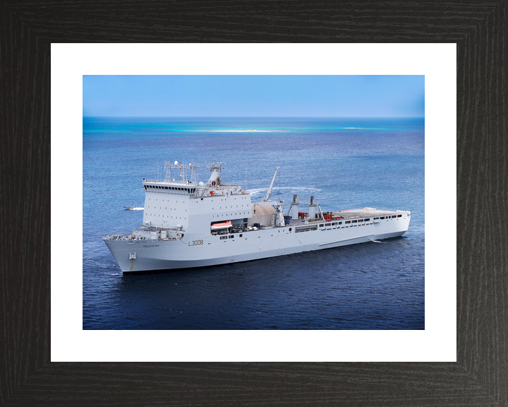 RFA Mounts Bay L3008 Bay Class Ship July 2018 Port View